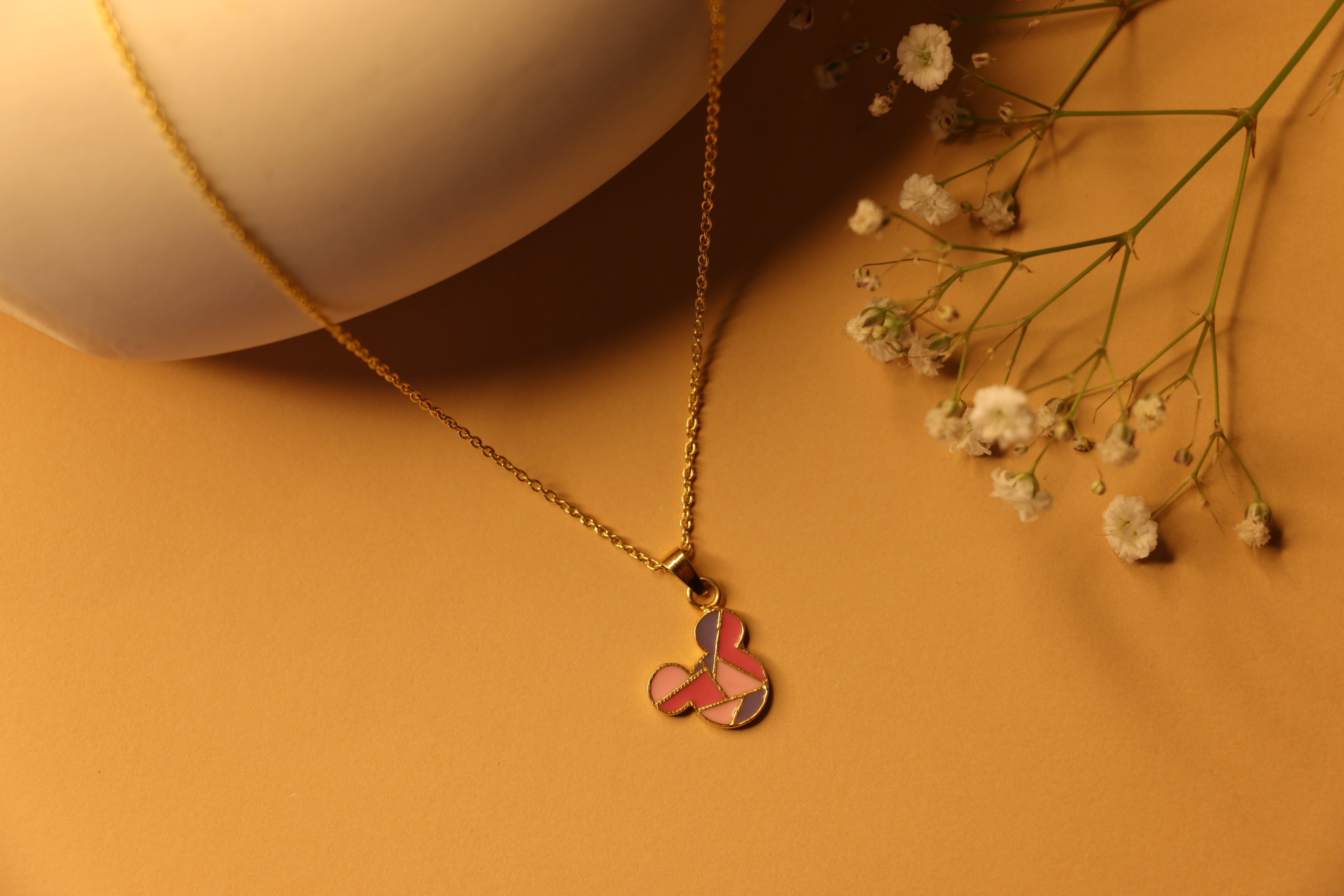 Mickey charm necklace