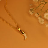 Sword enamel 92.5 silver necklace set