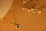 Evil eye charm necklace