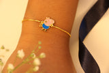Peppa Pig enamel slider Bracelet