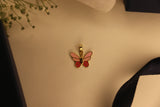 Enamel Butterfly charm bracelet