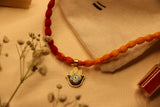 Enamelled Hamsa versatile pendant rakhi