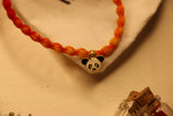 Enamelled Panda versatile pendant rakhi