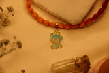 Enamelled Teddy versatile pendant rakhi