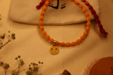 Enamelled Smiley versatile pendant rakhi