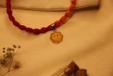 Enamelled Sun versatile pendant rakhi