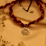 Sacral chakra 92.5 silver rakhi-pendant (Svadhishthana)