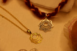 Sacral chakra couple rakhi-pendant (Svadhishthana)