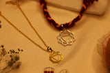 Solar plexus chakra couple rakhi-pendant (Manipura)