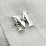 Personalized single Initial cufflinks for men