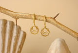 Sacral Chakra Cz hoops