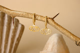 Third eye Chakra Cz hoops