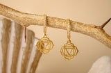 Root Chakra Cz hoops
