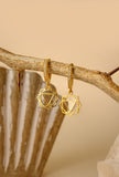Solar Plexus Chakra Cz hoops