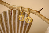 Heart Chakra Cz hoops