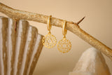 Crown Chakra Cz hoops