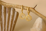 Crown Chakra Cz hoops