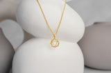 Solar Plexus Chakra Charm Necklace