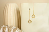 Solar Plexus Chakra Threader Earrings