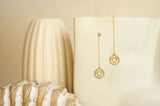 Throat Chakra Threader Earrings