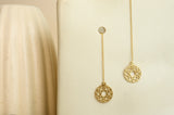 Crown Chakra Threader Earrings