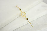 Solar Plexus Chakra Ear Pin