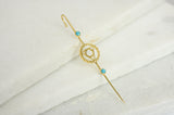 Throat Chakra Ear Pin