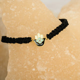 Hamsa 92.5 silver Thread bracelet for him