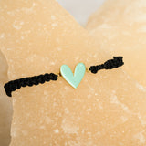 Heart 92.5 silver Thread bracelet for him