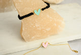 Heart couple bracelet