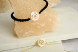 Throat chakra couple bracelet