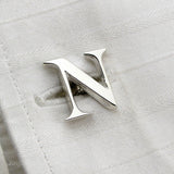 Personalized single Initial cufflinks for men