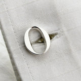 Personalized single Initial cufflinks for men