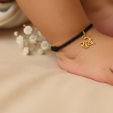 Radhe black thread 92.5 silver nazarbattu