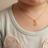 Radhe charm 92.5 silver necklace