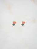 Peppa pig ear studs