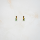 Guitar enamel 92.5 silver necklace set