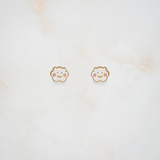 Cloud enamel 92.5 silver necklace set