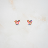 Mickey enamel 92.5 silver necklace set