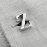 Personalized single Initial cufflinks for men