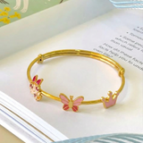 Blossams-Butterfly-Crown-92.5 Silver adjustable kids bangle