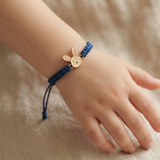 Bunny 92.5 Silver rakhi in blue thread