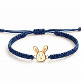 Bunny 92.5 Silver rakhi in blue thread