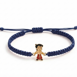 Chota Bheem 92.5 Silver rakhi in blue thread