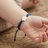 Cloud 92.5 Silver rakhi in blue thread