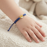Cub 92.5 Silver rakhi in blue thread