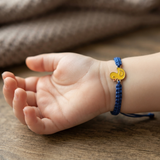 Duck 92.5 Silver rakhi in blue thread