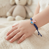 Peppa Pig 92.5 Silver rakhi in blue thread