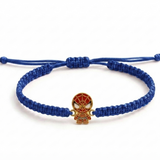 Spiderman 92.5 Silver rakhi in blue thread