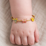 Bubbles-Butterfly-Duck-92.5 Silver adjustable kids bangle